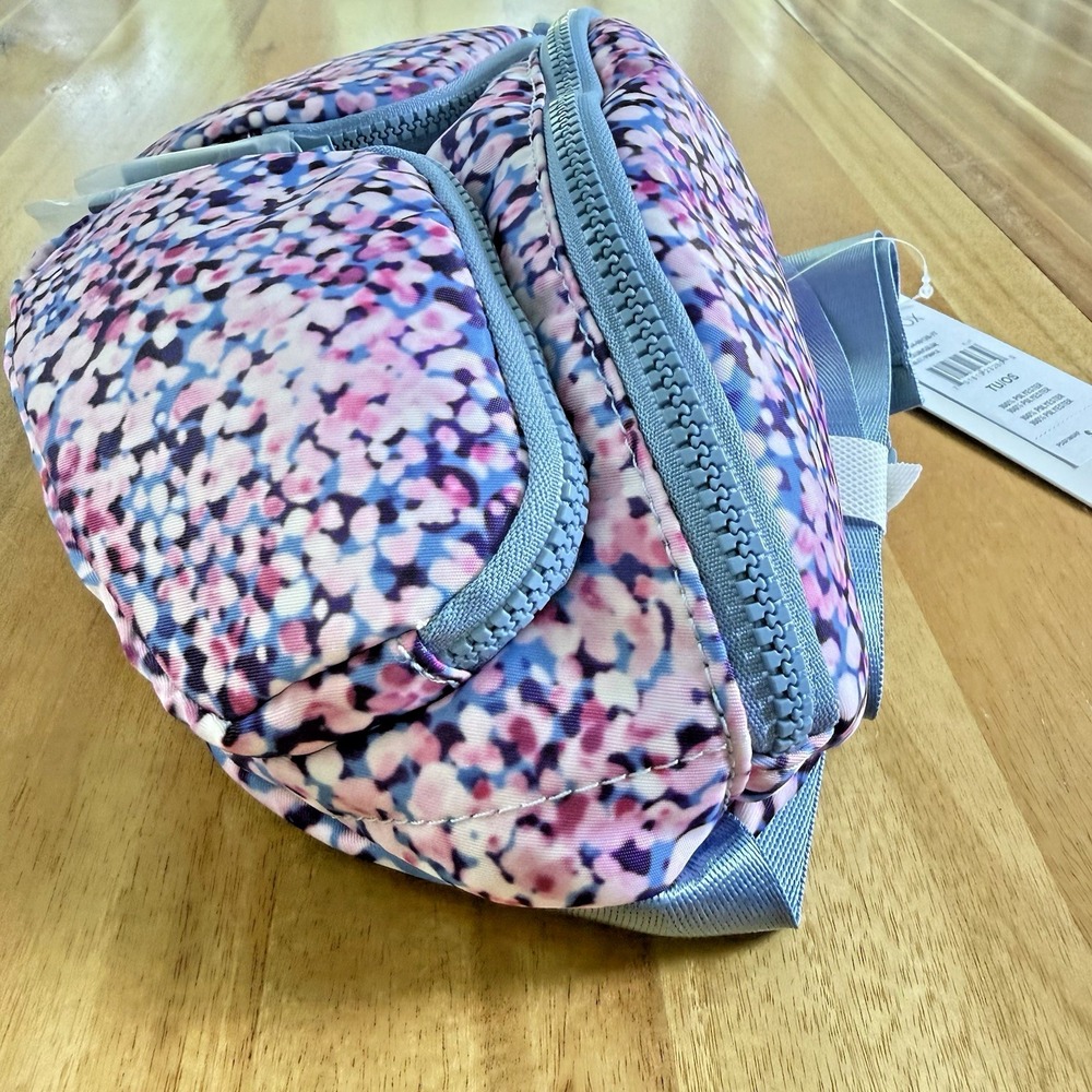 Wildfox Multi-Pocket Fanny Pack Belt Bag Crossbody Sling Confetti Y2K Athleisure - Picture 9 of 16